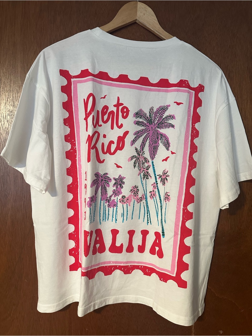 NWOT VALIJA Oversized Puerto Rico T-Shirt